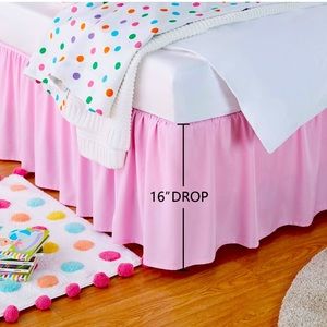 Twin XL bed skirt